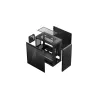 Case PC DeepCool MACUBE 110 Midi-Tower nero — microATX/Mini-ITX, vetro temperato, supporta GPU 320 mm, dissipatore CPU 165 mm