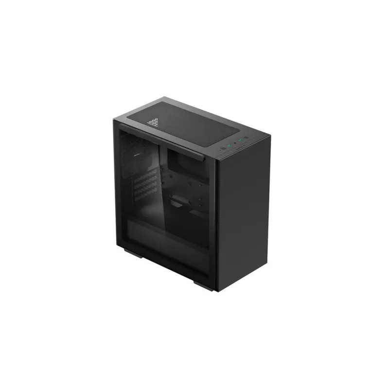 Case PC DeepCool MACUBE 110 Midi-Tower nero — microATX/Mini-ITX, vetro temperato, supporta GPU 320 mm, dissipatore CPU 165 mm