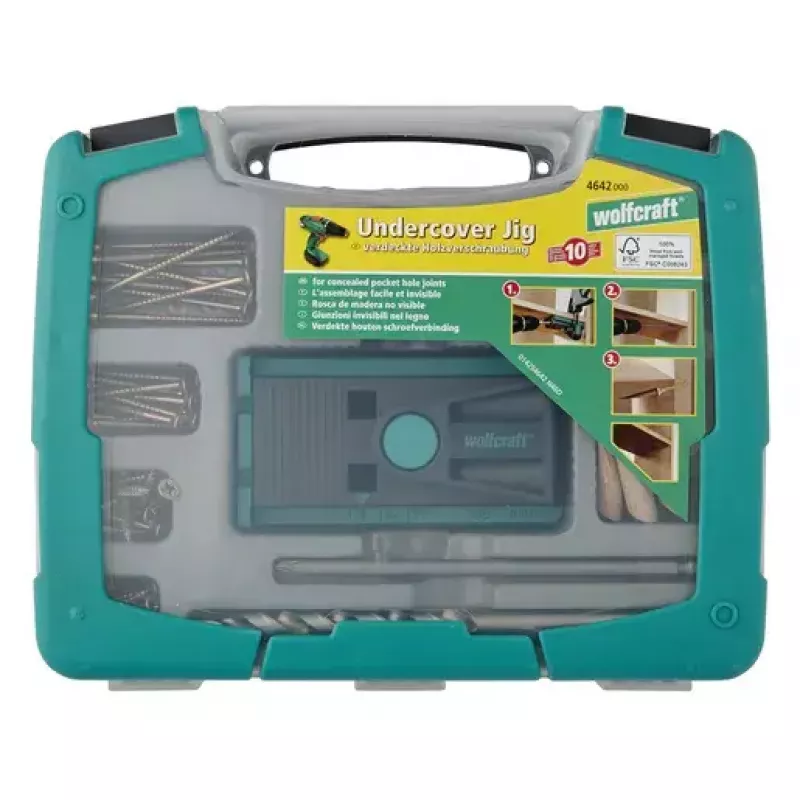 Dima di foratura per sottotop wolfcraft GmbH set dime di foratura per sottotop