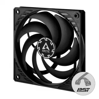 ARCTIC P12 Slim PWM PST ventola 120 mm ottimizzata per la pressione con cavo a Y integrato