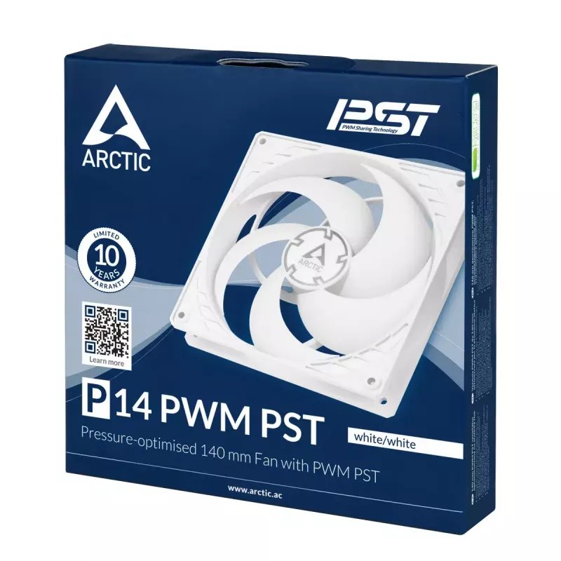 ARCTIC P14 PWM PST ventola 140 mm ottimizzata per la pressione con PWM PST