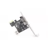 DIGITUS scheda interfaccia IEEE 1394a, Pci-e, 3 porte, 1x ext. 1394mini, 2x porte ext. 1394a