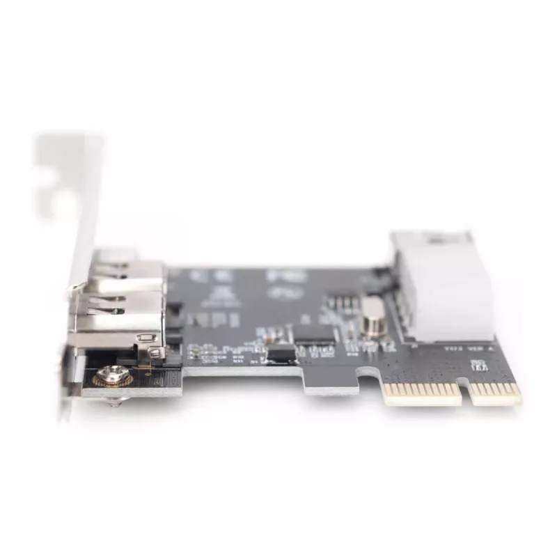DIGITUS scheda interfaccia IEEE 1394a, Pci-e, 3 porte, 1x ext. 1394mini, 2x porte ext. 1394a