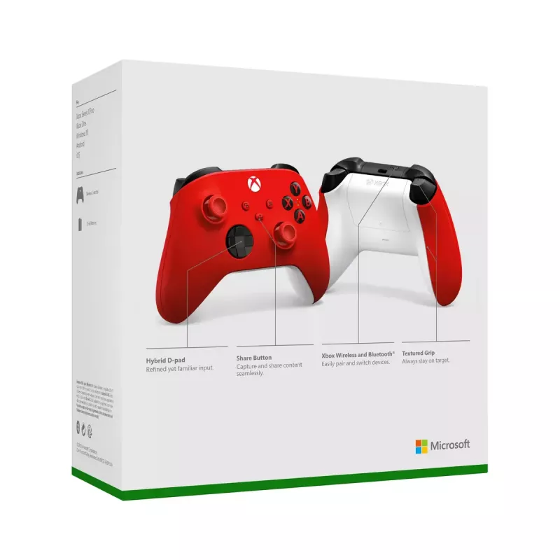 Gamepad Microsoft Xbox Wireless Controller rosso