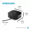 HP USB-C Dock G5, con cavo, USB 3.2 Gen 1 (3.1 Gen 1) Type-C, nero, nero, Cina, casa