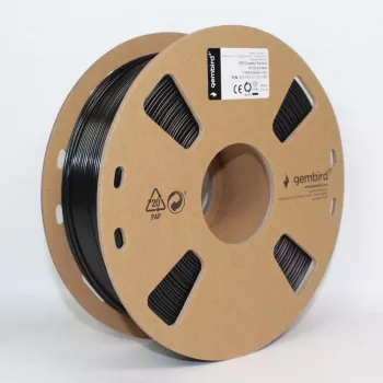 Filamento 3D Gembird 3DP-PETG1.75-01-BK