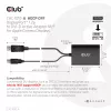 Club 3D CAC-1010-A adattatore attivo da DisplayPort a Dual Link DVI-D, DisplayPort 1.2a, alimentato via USB, HDCP OFF, 0,6 m, nero