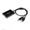 Club 3D CAC-1010-A adattatore attivo da DisplayPort a Dual Link DVI-D, DisplayPort 1.2a, alimentato via USB, HDCP OFF, 0,6 m, nero