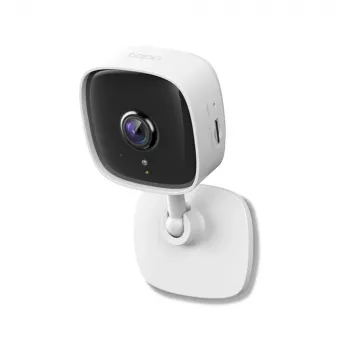 Telecamera Wi-Fi per la sicurezza domestica TP-Link Tapo, telecamera di sorveglianza IP, interni, senza fili, CE, IC, RCM, da tavolo/a parete, nero, bianco