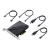 ASUS ThunderboltEX 4 scheda/adattatore di interfaccia interno Mini DisplayPort, PCIe, Thunderbolt, USB 2.0, USB 3.2 Gen 2 (3.1 Gen 2)