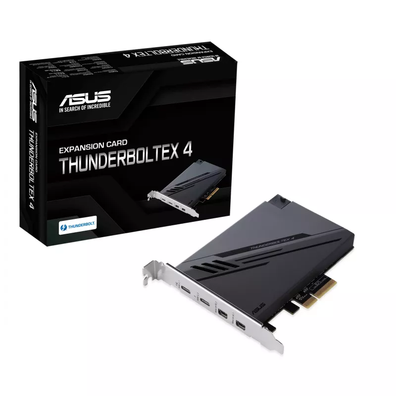 ASUS ThunderboltEX 4 scheda/adattatore di interfaccia interno Mini DisplayPort, PCIe, Thunderbolt, USB 2.0, USB 3.2 Gen 2 (3.1 Gen 2)