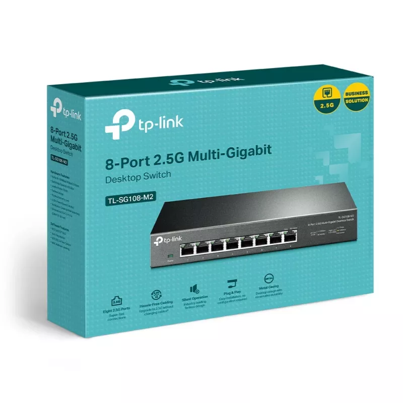 Switch non gestito TP-Link TL-SG108-M2 8 porte 2.5G desktop
