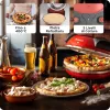 Macchina per pizza Ariete 0909/10 1200 W nero rosso 1 pizza 33 cm