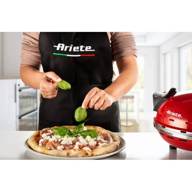 Macchina per pizza Ariete 0909/10 1200 W nero rosso 1 pizza 33 cm