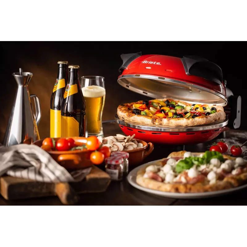 Macchina per pizza Ariete 0909/10 1200 W nero rosso 1 pizza 33 cm