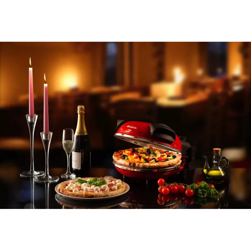 Macchina per pizza Ariete 0909/10 1200 W nero rosso 1 pizza 33 cm