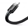 Cavo di ricarica rapida BASEUS Cafule intrecciato - USB Type-A a Type-C 2A - 3m - grigio/nero (nylon)