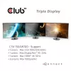 CLUB3D USB Type-C 3.2 Gen1 Triple Display Dynamic PD Charging Dock 100W PD alimentatore