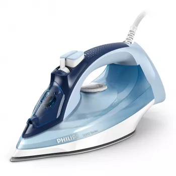Ferro da stiro a vapore Philips DST5030/20 — 2400W, serbatoio 0,32 L, suola SteamGlide Plus, vapore continuo 45 g/min, colpo di vapore 180 g/min, blu