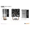 Dissipatore per processore be quiet! PURE ROCK SLIM 2 9,2 cm argento 1 pezzo