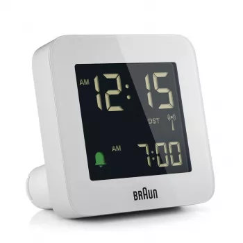 Sveglia digitale Braun BC09-DCF bianco