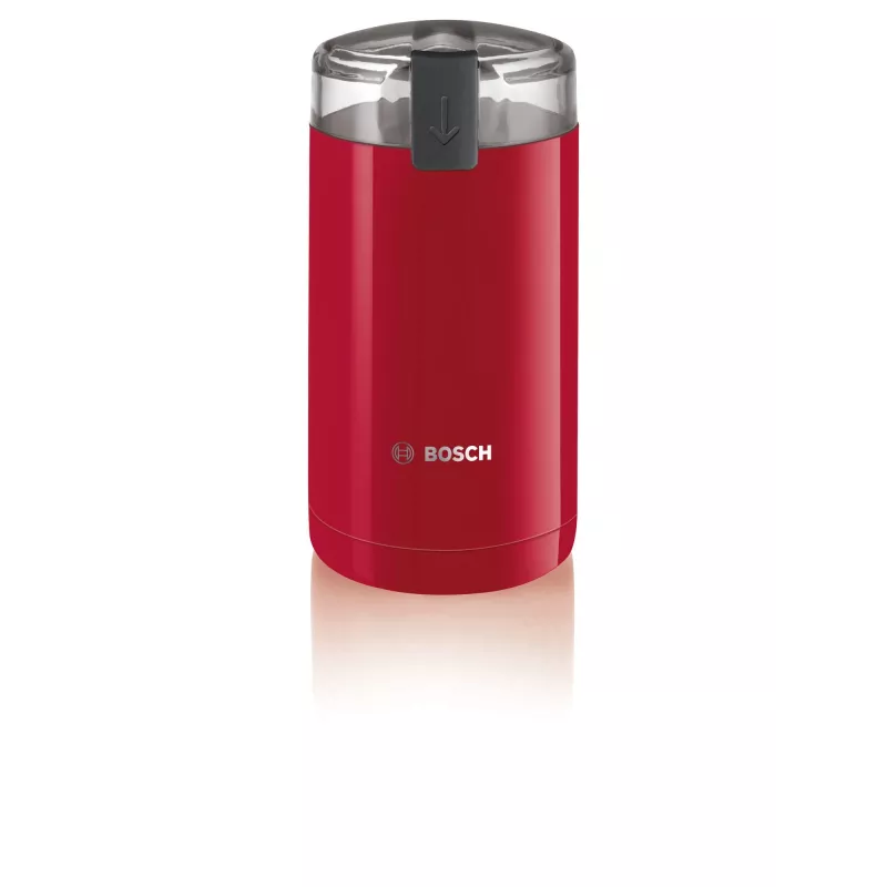 Macinacaffè a lame Bosch TSM6A014R, capacità 75 g, 180 W, lame in acciaio inox, rosso