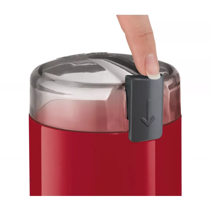 Macinacaffè a lame Bosch TSM6A014R, capacità 75 g, 180 W, lame in acciaio inox, rosso