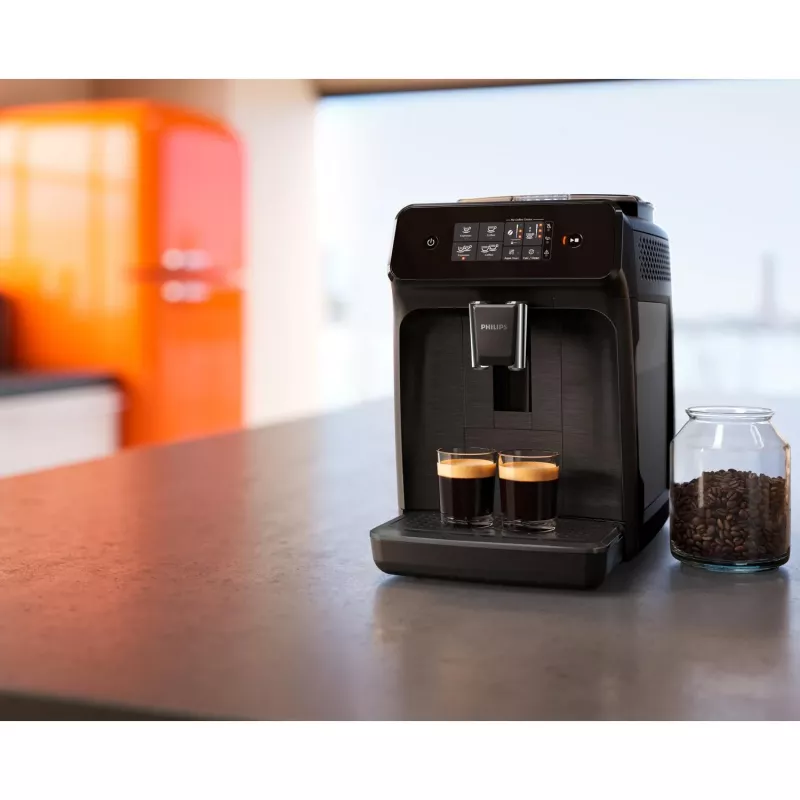 Macchina per espresso Philips EP1200/00 – completamente automatica, serbatoio acqua 1,8 L, 15 bar, macinacaffè in ceramica, contenitore caffè in grani 275 g