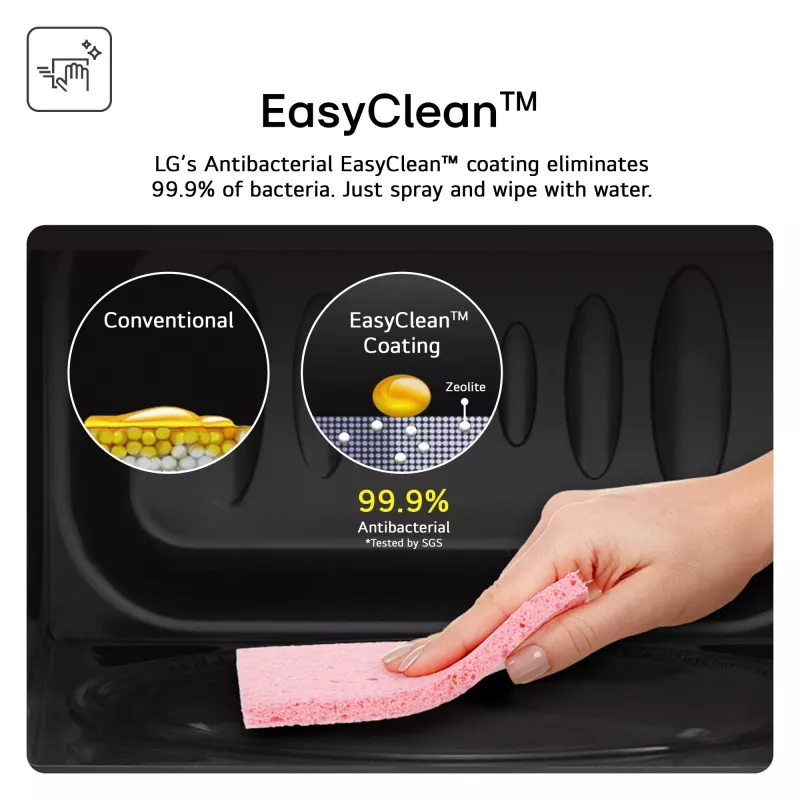 Microonde LG MH6535GIS nero microonde combinato da incasso sopra il piano cottura 25 L 1000 W