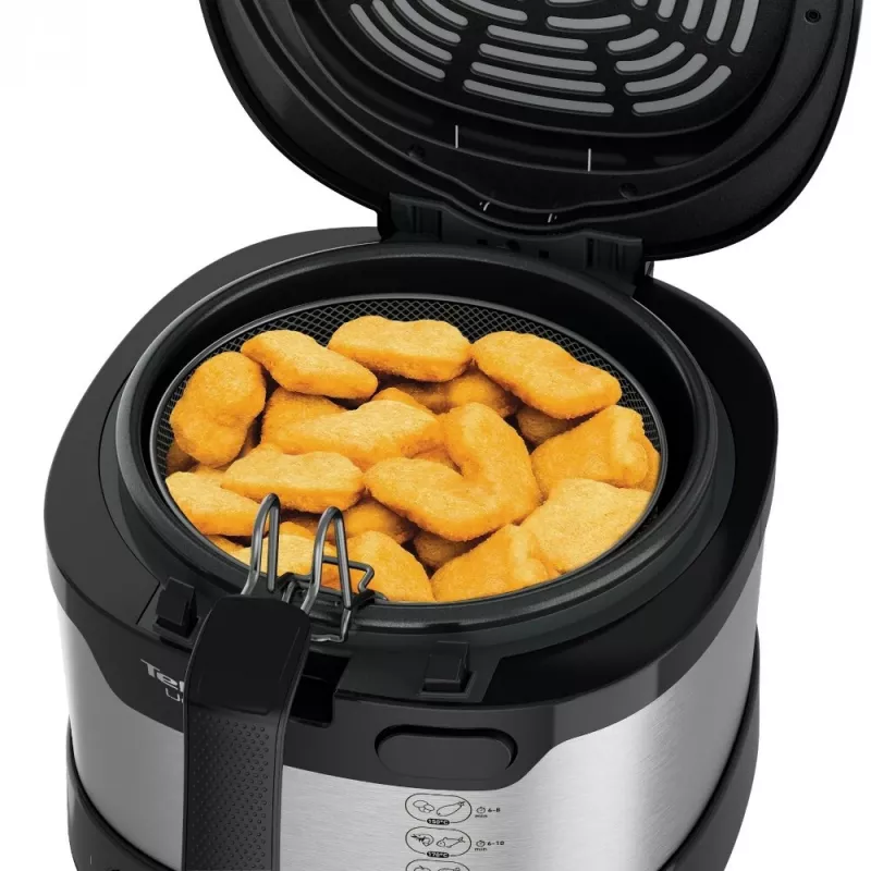 Friggitrice singola Tefal Uno FF215D 1,8 L a sé stante 1600 W friggitrice nero, acciaio inox