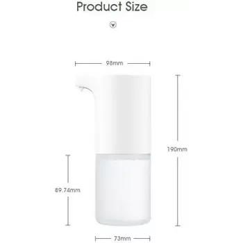Xiaomi Mi dispenser automatico di sapone schiumogeno bianco (il portasapone deve essere acquistato separatamente)