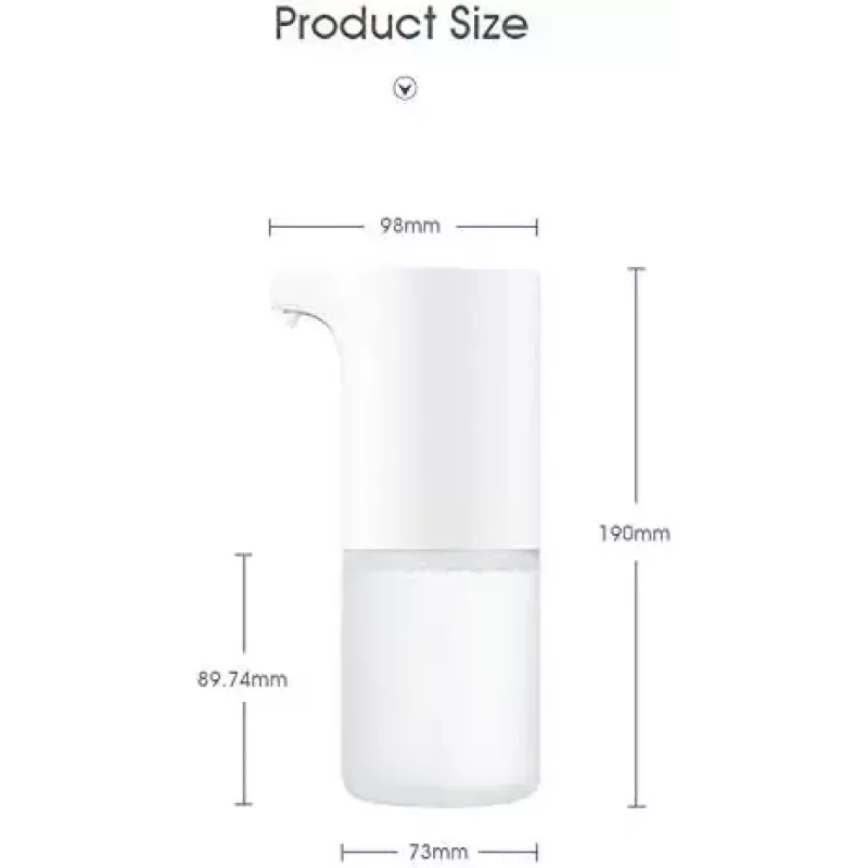 Xiaomi Mi dispenser automatico di sapone schiumogeno bianco (il portasapone deve essere acquistato separatamente)
