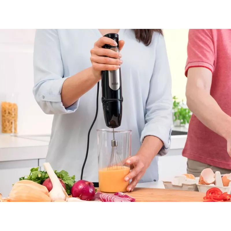 Braun MQ 7025X frullatore a immersione 0,6 L 1000 W nero, acciaio inox