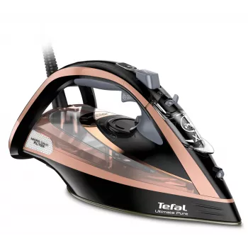 Ferro da stiro a vapore Tefal FV9845 — 3200 W, portata vapore 60 g/min, serbatoio 350 ml, vapore verticale, 1,45 kg, nero/rame