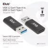 CLUB3D adattatore USB 3.2 Gen1 tipo A a USB 3.2 Gen1 tipo C M/F