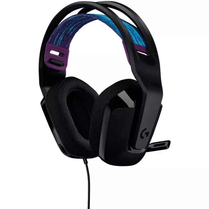 Cuffie Logitech G G335 con archetto connettore 3,5 mm nero