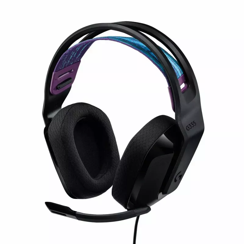 Cuffie Logitech G G335 con archetto connettore 3,5 mm nero