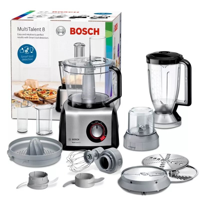 Robot da cucina Bosch MC812M844 1250 W 3,9 L nero, acciaio inox