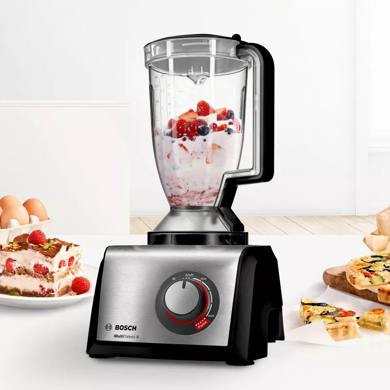 Robot da cucina Bosch MC812M844 1250 W 3,9 L nero, acciaio inox