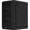 Case PC AEROCOOL CS107V2 Mini Tower — nero, microATX/Mini-ITX, 2 ventole 120mm, 1 alloggiamento 3,5 pollici + 2 alloggiamenti 2,5 pollici