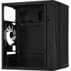 Case PC AEROCOOL CS107V2 Mini Tower — nero, microATX/Mini-ITX, 2 ventole 120mm, 1 alloggiamento 3,5 pollici + 2 alloggiamenti 2,5 pollici