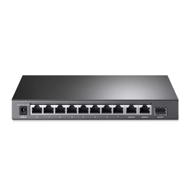 Switch di rete TP-Link TL-SG1210MP unmanaged Gigabit Ethernet (10/100/1000) Power over Ethernet (PoE) nero