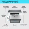 Stampante laser multifunzione HP LaserJet MFP M234dw — mono, A4, 29 ppm, duplex, Wi‑Fi, Ethernet