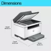 Stampante laser multifunzione HP LaserJet MFP M234sdw — mono A4, 29 ppm, duplex, Wi‑Fi, Ethernet