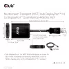 Hub MST DisplayPort 1.4 su DisplayPort + HDMI 4K60Hz CLUB3D CSV-7220