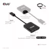 Hub MST DisplayPort 1.4 su DisplayPort + HDMI 4K60Hz CLUB3D CSV-7220