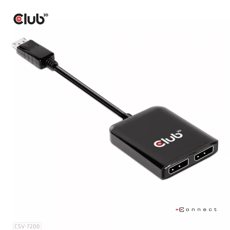 Hub MST DisplayPort 1.4 su DisplayPort + HDMI 4K60Hz CLUB3D CSV-7220