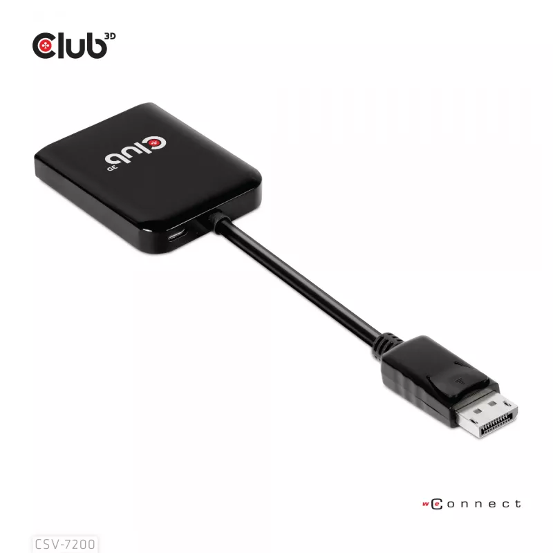 Hub MST DisplayPort 1.4 su DisplayPort + HDMI 4K60Hz CLUB3D CSV-7220