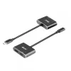 Hub MST CLUB3D USB3.2 Gen2 Type-C (DP Alt-Mode) su DisplayPort + HDMI 4K60Hz M/F