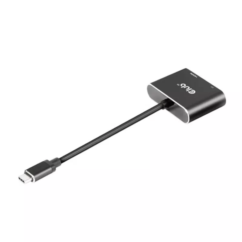 Hub MST CLUB3D USB3.2 Gen2 Type-C (DP Alt-Mode) su DisplayPort + HDMI 4K60Hz M/F